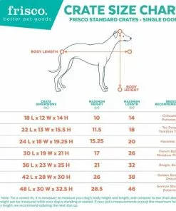 Frisco Fold & Carry Single Door Collapsible Wire Dog Crate & Mat Kit -The Frisco Store 212620 PT2. SY630 V1591724179