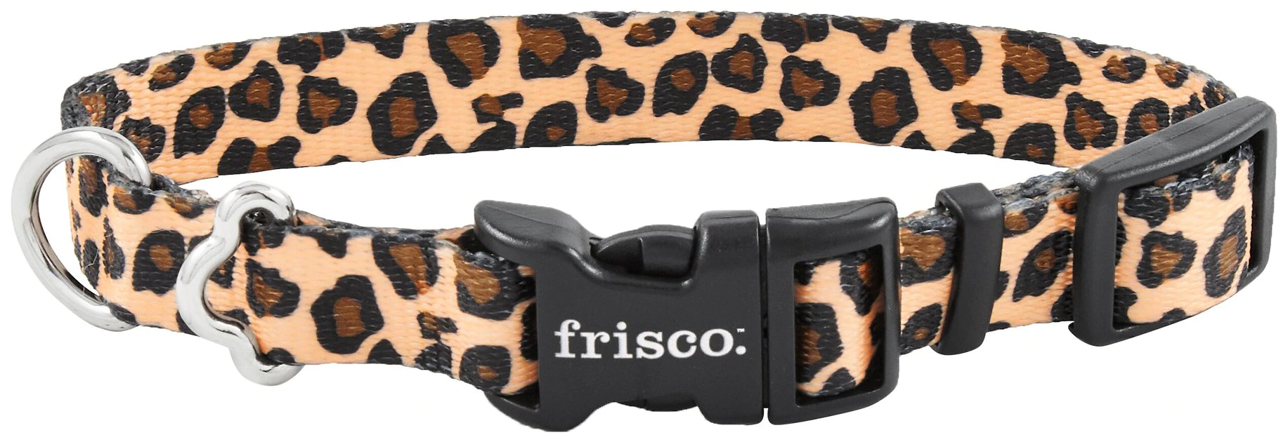Frisco Leopard Print Polyester Dog Collar 3 Frisco Leopard Print Polyester Dog Collar