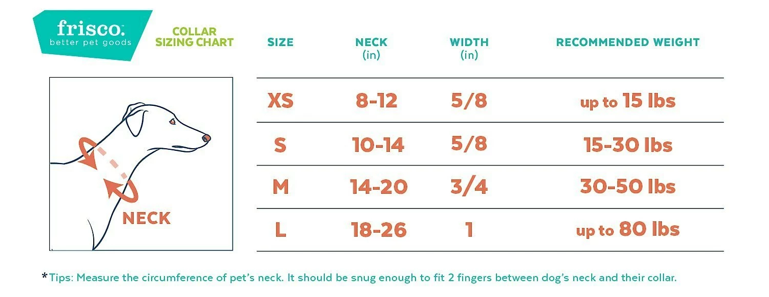 Frisco Leopard Print Polyester Dog Collar 4 Frisco Leopard Print Polyester Dog Collar - Image 2