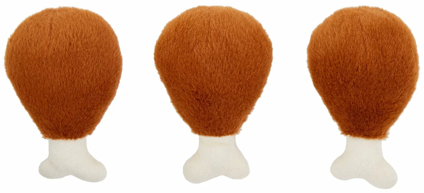 Frisco Hide & Seek Plush Chicken & Waffle Puzzle Dog Toy Refills, 3-Pack 3 Frisco Hide & Seek Plush Chicken & Waffle Puzzle Dog Toy Refills, 3-Pack