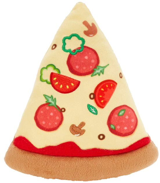 Frisco Plush Pizza Slice Dog Toy 3 Frisco Plush Pizza Slice Dog Toy