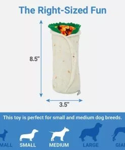 Frisco Plush Burrito Dog Toy 6 Frisco Plush Burrito Dog Toy -The Frisco Store 213834 PT1. SY630 V1597156555
