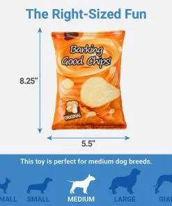 Frisco Bag of Chips Plush Squeaky Dog Toy 7 Frisco Bag of Chips Plush Squeaky Dog Toy -The Frisco Store 213836 PT1. SY630 V1597156855