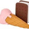 Frisco Ice Cream Sandwich & Ice Cream Cone Latex Dog Toy, 2-pack -The Frisco Store 213840 MAIN. SY630 V1590069381