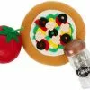 Frisco Plush Pizza Party Cat Toy with Catnip Shake Cat Toy, 3 pack