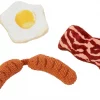 Frisco Plush Bacon, Egg, & Sausage Cat Toy with Catnip 2 Frisco Plush Bacon, Egg, & Sausage Cat Toy with Catnip -The Frisco Store 213906 MAIN. SY630 V1590069689