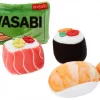 Frisco Plush Sushi Cat Toy with Catnip, Small, 4 count 1 Frisco Plush Sushi Cat Toy with Catnip, Small, 4 count -The Frisco Store 213910 MAIN. SY630 V1590069698