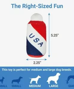 Frisco Hide-and-Seek USA Gym Bag Dog Toy -The Frisco Store 214078 PT2. SY630 V1597082211