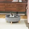 Frisco Modern Round Elevated Cat Bed -The Frisco Store 214363 MAIN. SY630 V1606832317