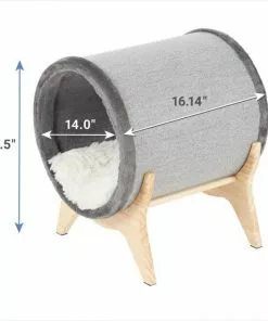 Frisco Modern Tunnel Elevated Cat Bed -The Frisco Store 214365 PT1. SY630 V1603933078