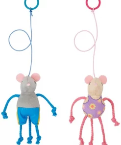 Frisco Summer Fun Bouncy Mouse Cat Toy, 2-pack