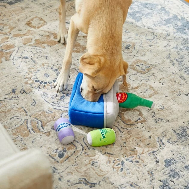 Frisco Summer Fun Hide & Seek Plush Cooler Puzzle Dog Toy 5 Frisco Summer Fun Hide & Seek Plush Cooler Puzzle Dog Toy - Image 3