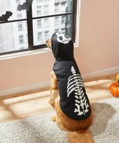 Frisco Glow in the Dark Skeleton Dog & Cat Hoodie -The Frisco Store 215630 PT8. SY630 V1599225486