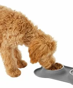 Frisco Double Stainless Steel Pet Bowl with Silicone Mat -The Frisco Store 215988 PT5. SY630 V1605655973