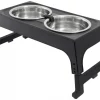 Frisco Stainless Steel Bowls with Adjustable Elevated Holder, 7 Cups -The Frisco Store 216015 MAIN. SY630 V1591020379