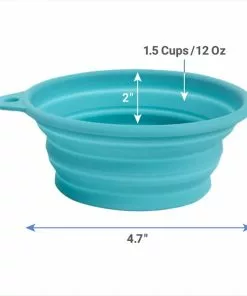 Frisco Silicone Collapsible Travel Bowl Set, 3 count, 1.5 Cups -The Frisco Store 216033 PT1. SY630 V1600374799