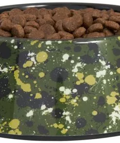 Frisco Camo Paint Splashed Melamine Bowl, 3 Cup -The Frisco Store 216066 PT2. SY630 V1591021011
