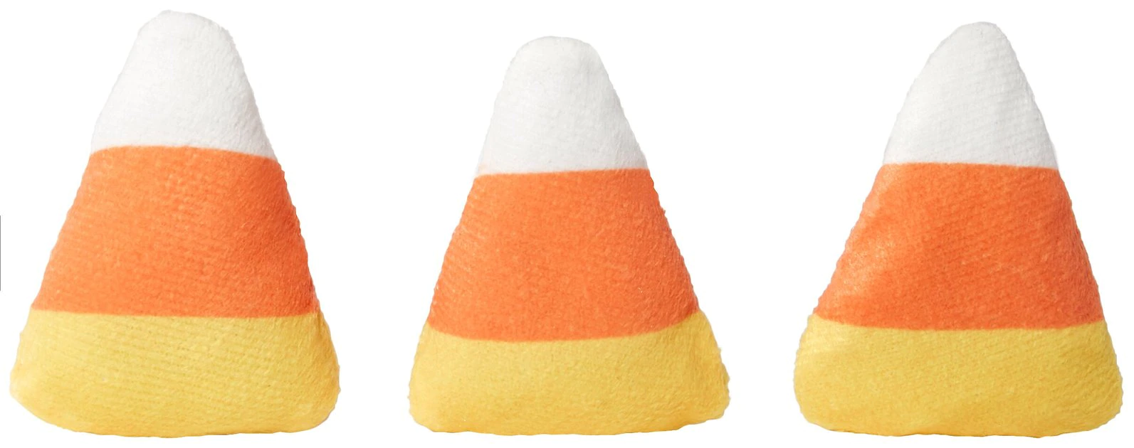 Frisco Halloween Candy Corn Plush Cat Toy with Catnip, 3 count 3 Frisco Halloween Candy Corn Plush Cat Toy with Catnip, 3 count
