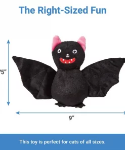 Frisco Halloween Bat Plush Cat Toy with Catnip 6 Frisco Halloween Bat Plush Cat Toy with Catnip -The Frisco Store 218655 PT1. SY630 V1599850852