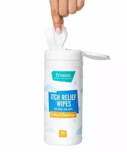 Frisco Itch Relief Waterless Grooming Wipes for Dogs & Cats, 50 count 9 Frisco Itch Relief Waterless Grooming Wipes for Dogs & Cats, 50 count -The Frisco Store 222165 PT3. SY630 V1599641170