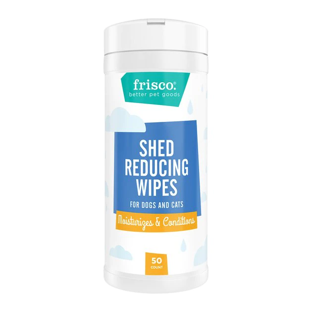 Frisco Shed Reducing Waterless Grooming Wipes for Dogs & Cats, 50 count 3 Frisco Shed Reducing Waterless Grooming Wipes for Dogs & Cats, 50 count