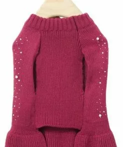 Frisco Faux Crystal & Pearl Dog & Cat Sweater Dress -The Frisco Store 223717 PT4. SY630 V1599566761