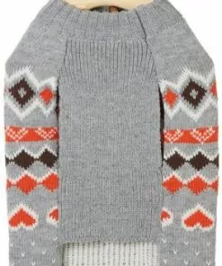 Frisco Fall Hearts with Pom Pom Dog & Cat Sweater -The Frisco Store 223773 PT4. SY630 V1598661393