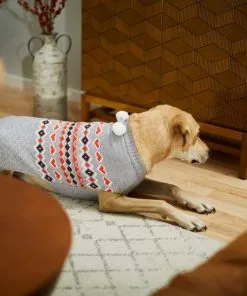 Frisco Fall Hearts with Pom Pom Dog & Cat Sweater -The Frisco Store 223773 PT7. SY630 V1599921974