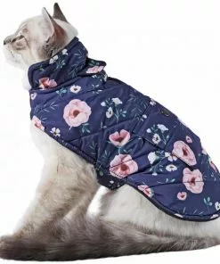 Frisco Patterned Floral Insulated Dog & Cat Puffer Coat -The Frisco Store 223945 PT2. SY630 V1608820431