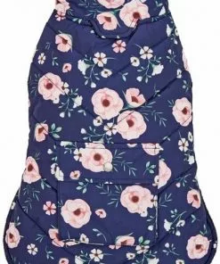 Frisco Patterned Floral Insulated Dog & Cat Puffer Coat -The Frisco Store 223945 PT3. SY630 V1599409615