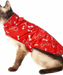 Frisco Patterned Bones Insulated Dog & Cat Coat -The Frisco Store 223953 PT2. SY630 V1599846359