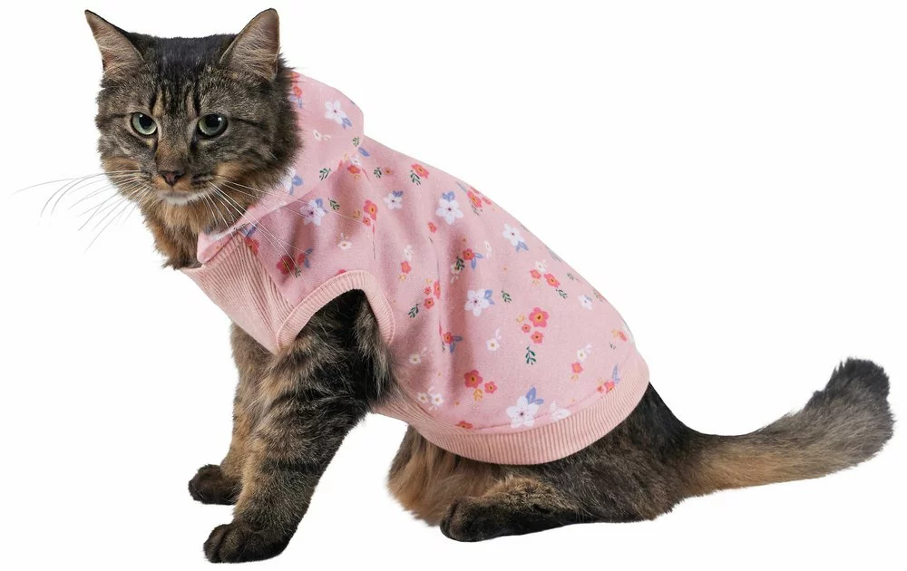 Frisco Floral Dog & Cat Hoodie 6 Frisco Floral Dog & Cat Hoodie - Image 4
