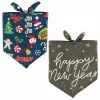 Frisco Holiday & New Years Dog & Cat Bandana, 2 pack 2 Frisco Holiday & New Years Dog & Cat Bandana, 2 pack -The Frisco Store 228983 MAIN. SY630 V1637646725