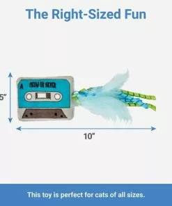 Frisco Retro Cassette Plush Kicker Cat Toy with Catnip 6 Frisco Retro Cassette Plush Kicker Cat Toy with Catnip -The Frisco Store 230266 PT1. SY630 V1599945374