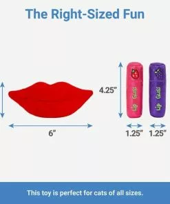 Frisco Retro Lip Gloss Plush Cat Toy with Catnip -The Frisco Store 230274 PT1. SY630 V1599945384
