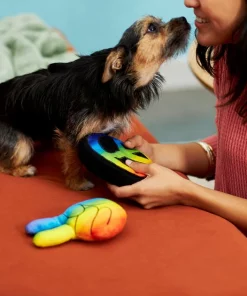 Frisco Retro Peace Sign Plush Squeaky Dog Toy 7 Frisco Retro Peace Sign Plush Squeaky Dog Toy -The Frisco Store 230351 PT3. SY630 V1601947341