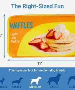 Frisco Retro Waffle Box Hide & Seek Plush Puzzle Squeaky Dog Toy -The Frisco Store 230369 PT1. SY630 V1599943578