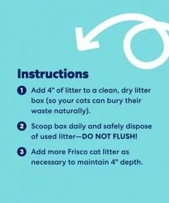 Frisco Lightweight Unscented Clumping Cat Litter -The Frisco Store 230716 PT5. SY630 V1657656284