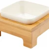 Frisco Square Melamine Dog & Cat Bowl with Bamboo Stand 2 Frisco Square Melamine Dog & Cat Bowl with Bamboo Stand -The Frisco Store 232072 MAIN. SY630 V1605057737