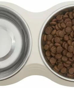 Frisco Stainless Steel Double Dog Bowls with Melamine Stand -The Frisco Store 232091 PT3. SY630 V1605136941