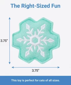 Frisco Holiday Snowflake Plush Cat Toy with Catnip, 3 count 7 Frisco Holiday Snowflake Plush Cat Toy with Catnip, 3 count -The Frisco Store 233285 PT1. SY630 V1603936615
