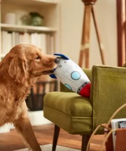 Frisco Ballistic Nylon Plush Squeaky Rocket Ship Dog Toy -The Frisco Store 233581 PT3. SY630 V1600973767