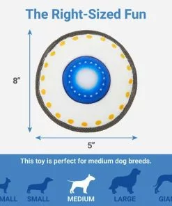 Frisco Plush & TPR Squeaky UFO Dog Toy -The Frisco Store 233583 PT1. SY630 V1602685572