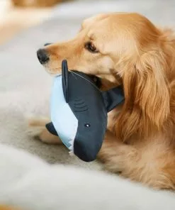 Frisco Ballistic Nylon Plush Squeaky Great White Shark Dog Toy -The Frisco Store 233591 PT3. SY630 V1600973802