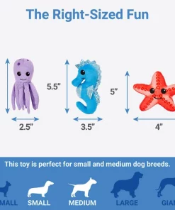 Frisco Hide & Seek Plush Coral Puzzle Dog Toy Refill, 3 count 6 Frisco Hide & Seek Plush Coral Puzzle Dog Toy Refill, 3 count -The Frisco Store 233597 PT1. SY630 V1602685886