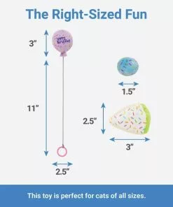 Frisco Birthday Bundle Cat Toy with Catnip, 5 count 6 Frisco Birthday Bundle Cat Toy with Catnip, 5 count -The Frisco Store 233599 PT1. SY630 V1602685883