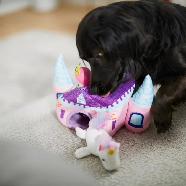 Frisco Hide & Seek Plush Magical Castle Puzzle Dog Toy 6 Frisco Hide & Seek Plush Magical Castle Puzzle Dog Toy - Image 4