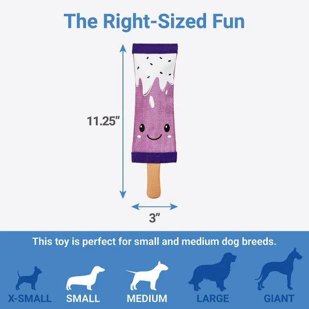 Frisco Popsicle Firehose Squeaky Dog Toy 4 Frisco Popsicle Firehose Squeaky Dog Toy - Image 2