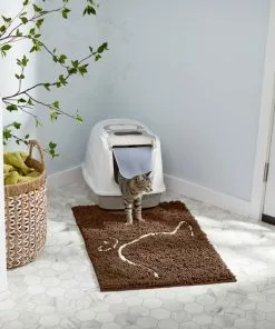 Frisco Microfiber Chenille Cat Silhouette Litter Mat -The Frisco Store 235901 PT4. SY630 V1606833738