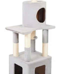 Frisco 54 in Faux Fur Cat Tree & Condo -The Frisco Store 236550 PT2. SY630 V1637694152